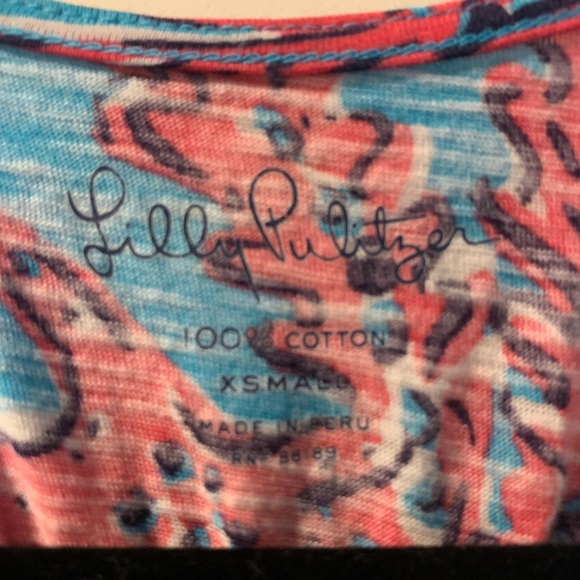 Lilly Pulitzer Mills Rhode Island Reef Print Maxi Dress size XS - Picture 3 of 5